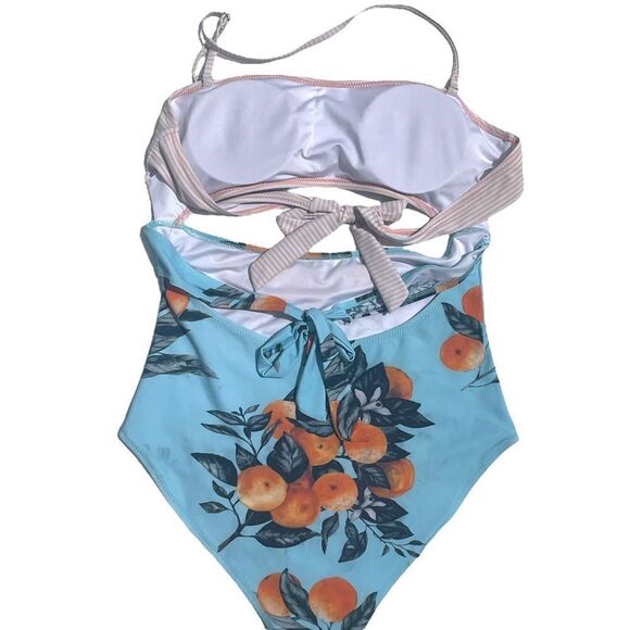 Cupshe Orange Turned Red Swimsuit, size Large - Picture 10 of 12